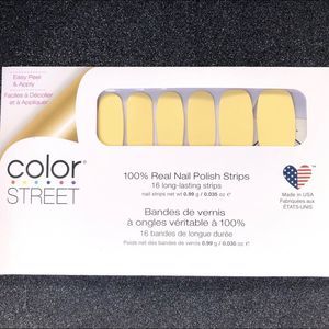 2/$18 BELGIUM BUTTERCUP Color Street nail strips